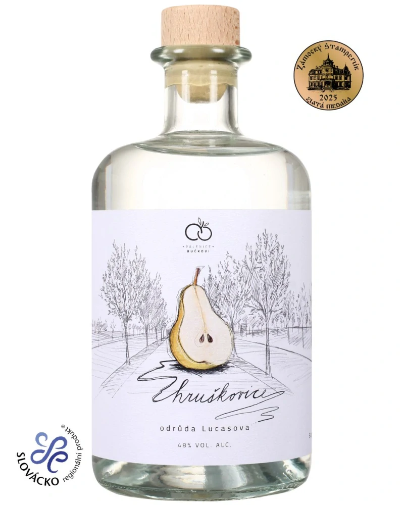 Hruškovice odrůda Lucasova 48% - 500 ml