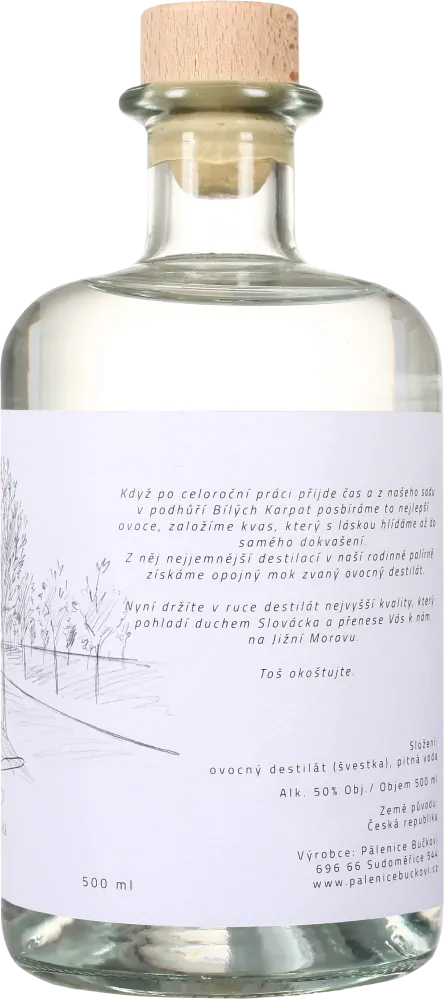 Slivovice odrůda Verity 50% - 500 ml